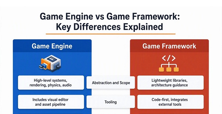 Game Engine vs Game Framework: Key Differences Explained