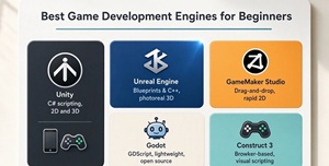 Best Game Engines for Beginners: Top 5 Compared